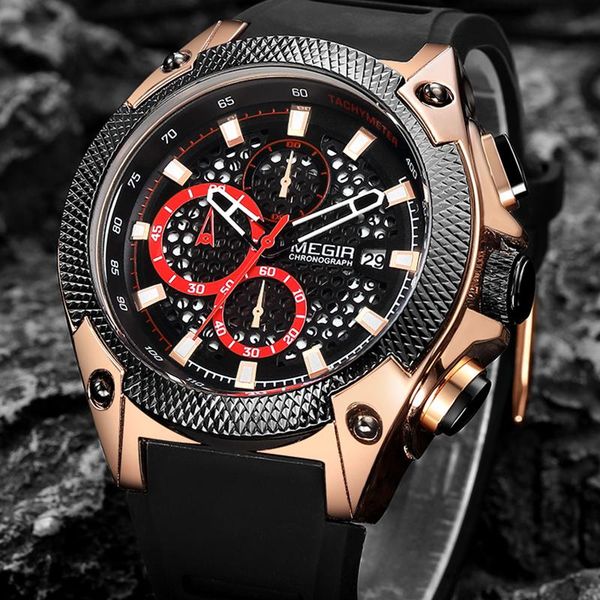 wristwatches luxury men watches silicone sports watch for date chronograph quartz wristwatch waterproof military clock relogio masculino, Slivery;brown
wristwatches luxury men watches silicone sports watch for date chronograph quartz wristwatch waterproof military clock relogio masculino, Slivery;brown