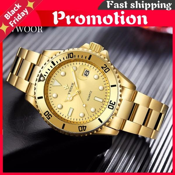 wristwatches gold watch men 2021 luxury golden full steel sport quartz watches for luminous waterproof wrist box reloj hombre, Slivery;brown
wristwatches gold watch men 2021 luxury golden full steel sport quartz watches for luminous waterproof wrist box reloj hombre, Slivery;brown