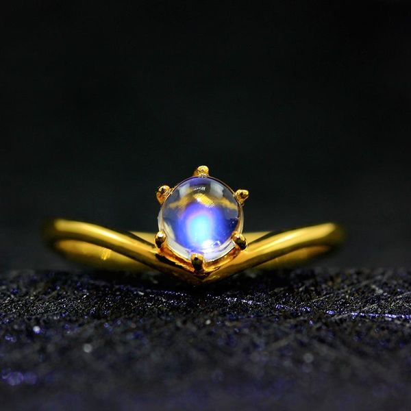 cluster rings 0.75ct natural moonstone 18k solid gold engagement ring women fine jewelry, Golden;silver
cluster rings 0.75ct natural moonstone 18k solid gold engagement ring women fine jewelry, Golden;silver