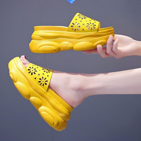 slippers simple and versatile ladies summer fashion outer wear thick bottom hollow casual, Black
slippers simple and versatile ladies summer fashion outer wear thick bottom hollow casual, Black