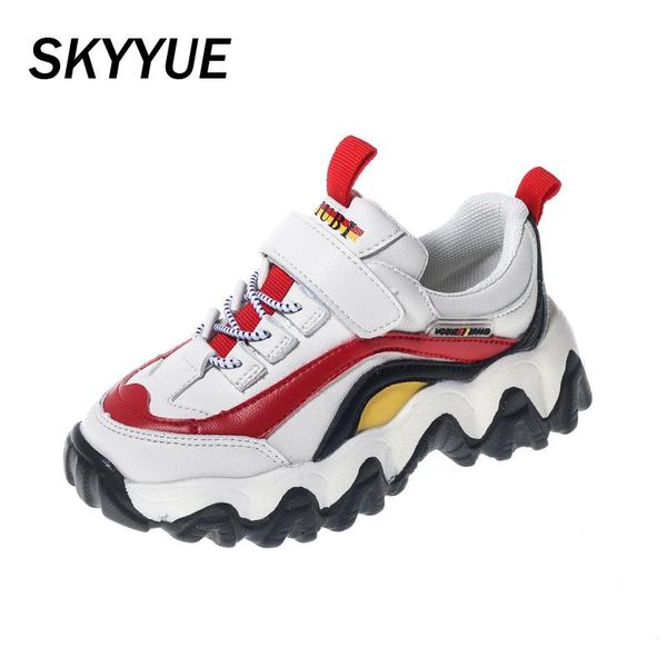sneakers kids sport children genuine leather chunky boys running shoes baby girls brand casual trainers spring, Black;red
sneakers kids sport children genuine leather chunky boys running shoes baby girls brand casual trainers spring, Black;red