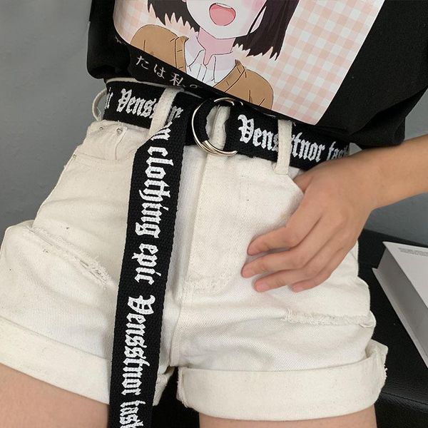 trend girl women belt fashion harajuku double d ring buckle 120cm long strap female letter printing canvas belts for jeans, Black;brown
trend girl women belt fashion harajuku double d ring buckle 120cm long strap female letter printing canvas belts for jeans, Black;brown