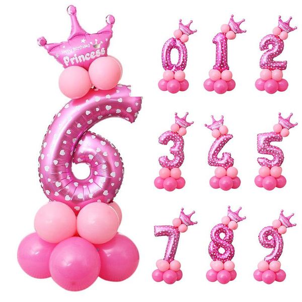 party decoration crown number ballons kid 1st birthday decorations kids princess prince boy girl baloon happy balloon
party decoration crown number ballons kid 1st birthday decorations kids princess prince boy girl baloon happy balloon