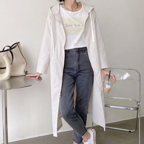 women's trench coats coat zipper windbreaker chic style spring clothes back letters casual loose wild hooded long commuter, Tan;black
women's trench coats coat zipper windbreaker chic style spring clothes back letters casual loose wild hooded long commuter, Tan;black