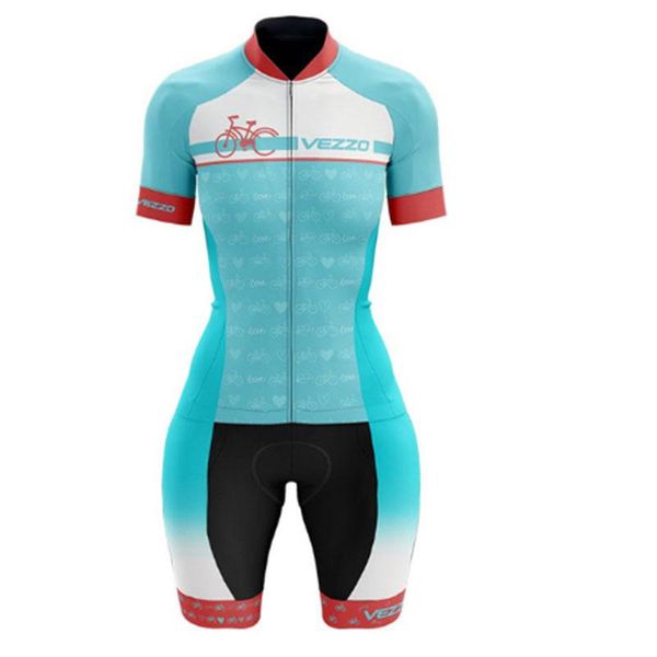 racing sets vezzo women's clothing pro team triathlon one-piece short-sleeved suit summer cycling jersey outdoor sports jumpsuit skinsu, Black;blue
racing sets vezzo women's clothing pro team triathlon one-piece short-sleeved suit summer cycling jersey outdoor sports jumpsuit skinsu, Black;blue