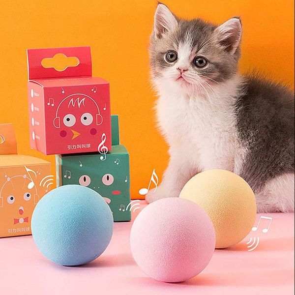 smart cat toys interactive ball with catnip training toy touch sound playing teaser squeaky for cats kitten molar
smart cat toys interactive ball with catnip training toy touch sound playing teaser squeaky for cats kitten molar