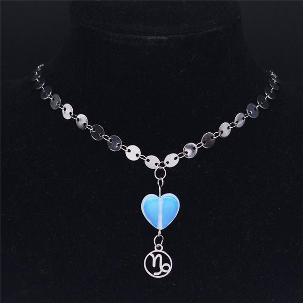 pendant necklaces constellation heart moonstone stainless steel neckless women silver color leo pendants jewelry collier femme n2034s04
pendant necklaces constellation heart moonstone stainless steel neckless women silver color leo pendants jewelry collier femme n2034s04