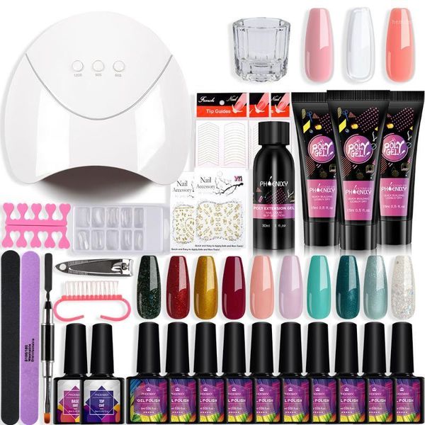 manicure gel nail polish set 36w uv led lamp varnish poly kit semi permanent art tools extension kit1
manicure gel nail polish set 36w uv led lamp varnish poly kit semi permanent art tools extension kit1
