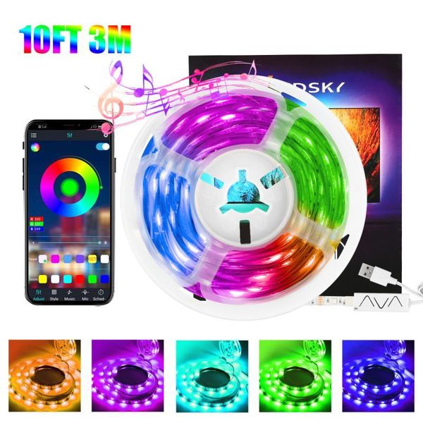 strips 3m smd rgb smart led strip 30w music sync color breathing light app remote control interior bedroom party home decoration
strips 3m smd rgb smart led strip 30w music sync color breathing light app remote control interior bedroom party home decoration