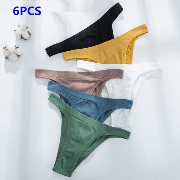 women's panties 6pcs thongs women g-string female underpants seamless comfortable intimate underwear high-rise thong lingerie, Black;pink
women's panties 6pcs thongs women g-string female underpants seamless comfortable intimate underwear high-rise thong lingerie, Black;pink