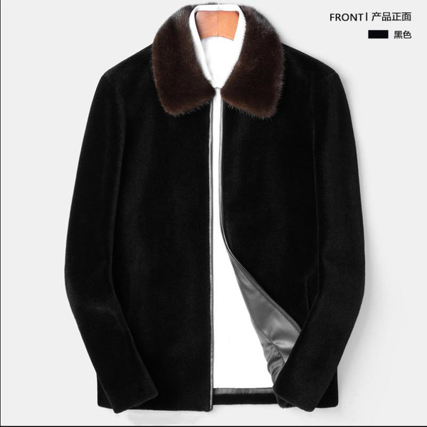 men's leather men's & faux 2022 coat men winter warm collar clothes lapel fashion wool jackets, Black
men's leather men's & faux 2022 coat men winter warm collar clothes lapel fashion wool jackets, Black