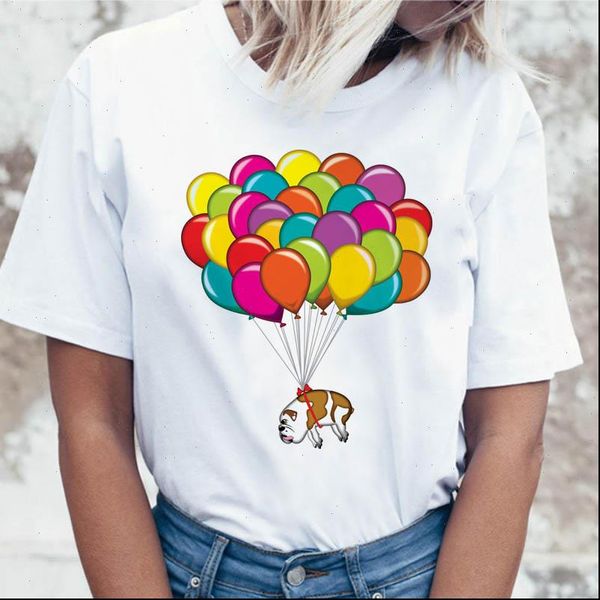artistic womens bulldog balloon t shirt graphic tees harajuku female funny tshirt clothing for korean women ulzzang, White
artistic womens bulldog balloon t shirt graphic tees harajuku female funny tshirt clothing for korean women ulzzang, White