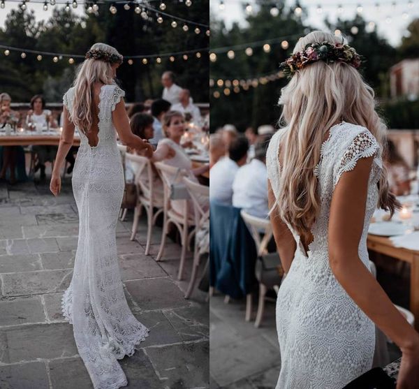 2021 beach wedding dress bohemian v open back v-neck short sleeve trumpet bridal gowns extra small womens vestidos de novia, White
2021 beach wedding dress bohemian v open back v-neck short sleeve trumpet bridal gowns extra small womens vestidos de novia, White