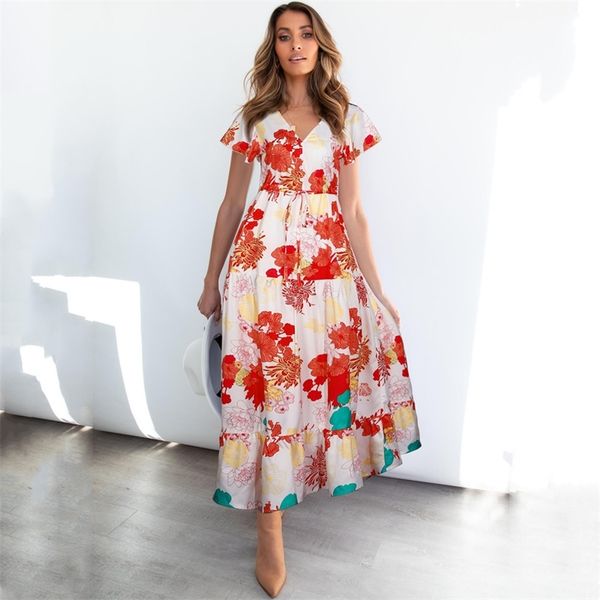 summer v-neck floral print lace-up dress fashion lotus sleeve button high waist ruffle stitching long femme robe 210517, Black;gray
summer v-neck floral print lace-up dress fashion lotus sleeve button high waist ruffle stitching long femme robe 210517, Black;gray