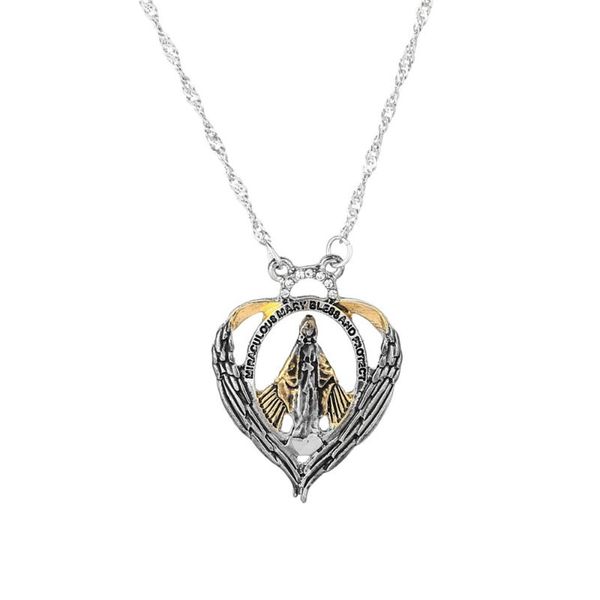 pendant necklaces 10pcs virgin mary necklace for men & women religious beliefs jewelry fashion accessories t-218, Silver
pendant necklaces 10pcs virgin mary necklace for men & women religious beliefs jewelry fashion accessories t-218, Silver