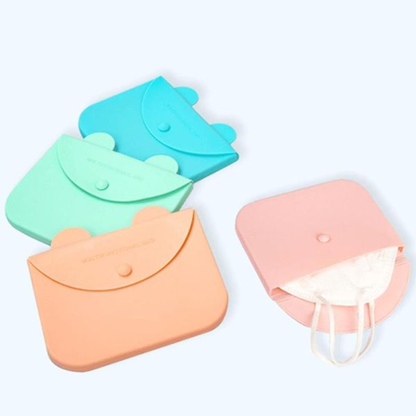 storage bags multi-color silicone mask bag reusable dust-proof face shield container holder organizer environmental box
storage bags multi-color silicone mask bag reusable dust-proof face shield container holder organizer environmental box