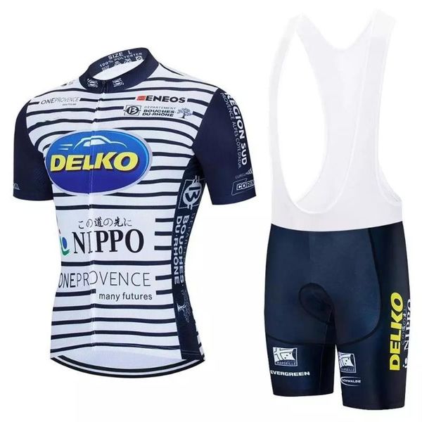 summerdelko-nippo2021 summer professional cycling team suit set short sleeve bibcycling wear racing sets, Black;blue
summerdelko-nippo2021 summer professional cycling team suit set short sleeve bibcycling wear racing sets, Black;blue