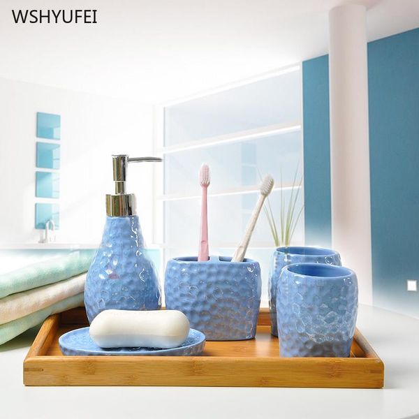 bath accessory set ceramic simple solid color bathroom accessories washing tools mouthwash cup soap toothbrush holder household items
bath accessory set ceramic simple solid color bathroom accessories washing tools mouthwash cup soap toothbrush holder household items