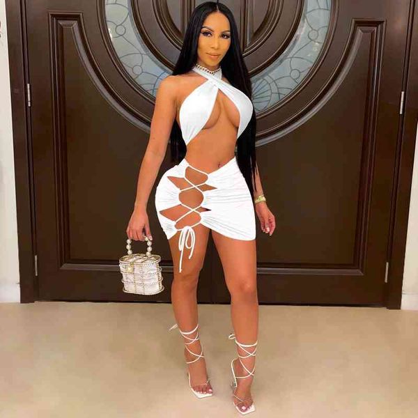 2 piece set summer club womens tracksuits outfits backless drawstring mini skirts skirt female tracksuit matching, Gray
2 piece set summer club womens tracksuits outfits backless drawstring mini skirts skirt female tracksuit matching, Gray
