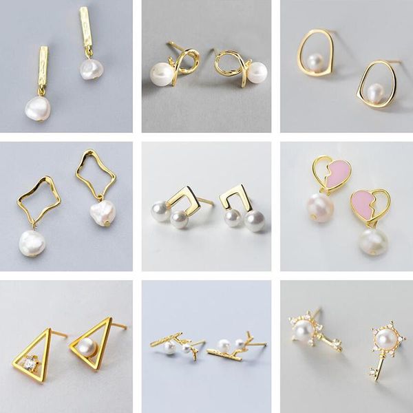 stud ponykiss romantic s925 sterling silver heart geometry round pearl zircon earrings women party fine jewelry accessory, Golden;silver
stud ponykiss romantic s925 sterling silver heart geometry round pearl zircon earrings women party fine jewelry accessory, Golden;silver