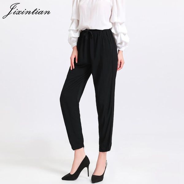 women's pants & capris jixintian harajuku 100% rayon solid harem loose casual drawstring trousers knitted pockets black summer, Black;white
women's pants & capris jixintian harajuku 100% rayon solid harem loose casual drawstring trousers knitted pockets black summer, Black;white