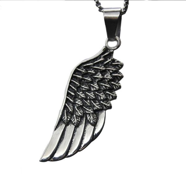 pendant necklaces men pendants stainless steel mens accessories fashion necklace chain punks 2021 wing hip hop, Silver
pendant necklaces men pendants stainless steel mens accessories fashion necklace chain punks 2021 wing hip hop, Silver