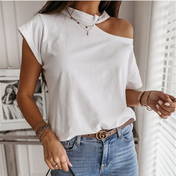 off shoulder solid color blouse women shirts 2021 new summer short sleeve casual loose halter backless ladies blousesing, Black;white
off shoulder solid color blouse women shirts 2021 new summer short sleeve casual loose halter backless ladies blousesing, Black;white