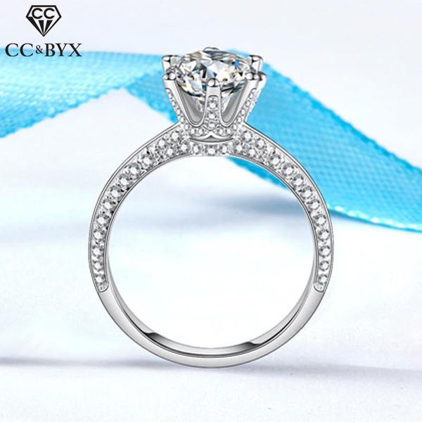 cluster rings silver wedding for women cubic zirconia 6 1.25ct luxury jewelry engagement ring bijoux drop 1628, Golden;silver
cluster rings silver wedding for women cubic zirconia 6 1.25ct luxury jewelry engagement ring bijoux drop 1628, Golden;silver