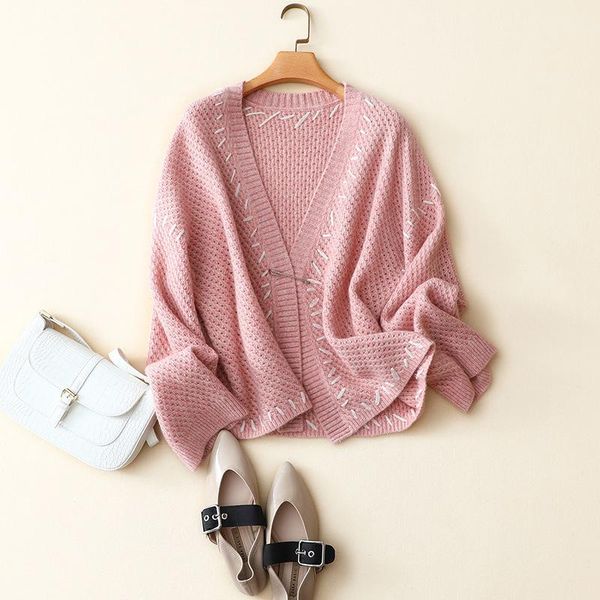 women's knits & tees autumn winter fashion korean loose coat knit 100% cashmere open cardigan, White
women's knits & tees autumn winter fashion korean loose coat knit 100% cashmere open cardigan, White