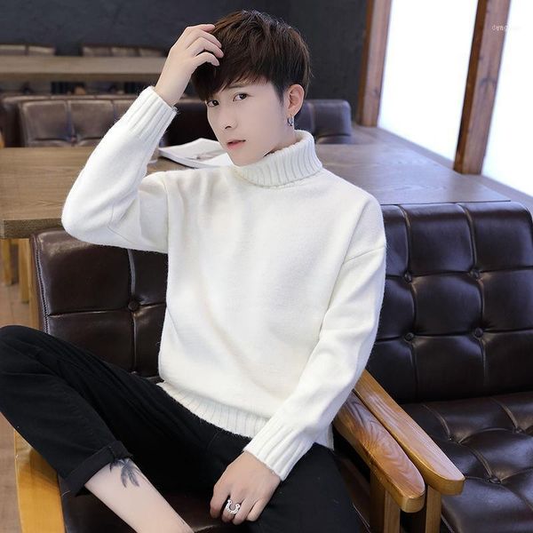 winter turtleneck sweater men's plus velvet thickened students loose youth personalized boys1, White;black
winter turtleneck sweater men's plus velvet thickened students loose youth personalized boys1, White;black
