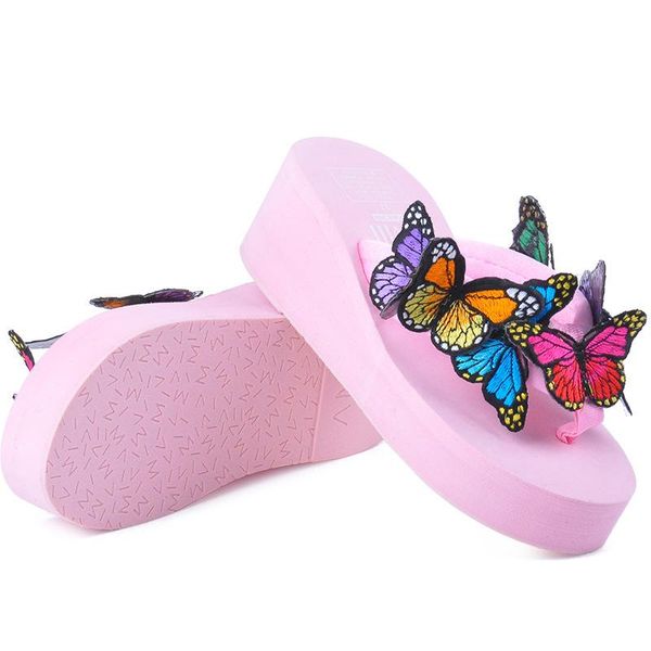 sandals butterfly handmade diy flip-flops with high heels are the test summer women platform shoes, Black
sandals butterfly handmade diy flip-flops with high heels are the test summer women platform shoes, Black