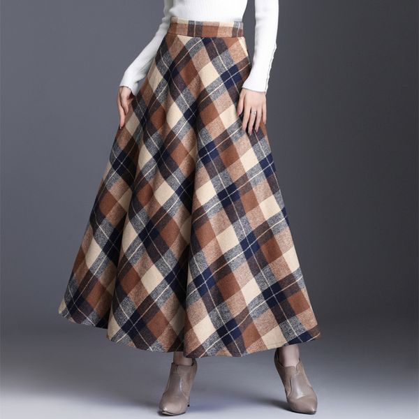 women's sweaters woolen skirt long autumn and winter large size high waist a-line thiened swing umbrella medium length, White;black
women's sweaters woolen skirt long autumn and winter large size high waist a-line thiened swing umbrella medium length, White;black