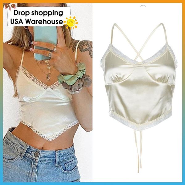 women's tanks & camis oushang women straps v neck cami ladies backless bustier black triangle hem lace patchwork satin white c
women's tanks & camis oushang women straps v neck cami ladies backless bustier black triangle hem lace patchwork satin white c