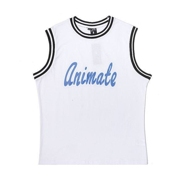 t shirt 2021 vest for men to wear summer fashion brand sleeveless, White;black
t shirt 2021 vest for men to wear summer fashion brand sleeveless, White;black