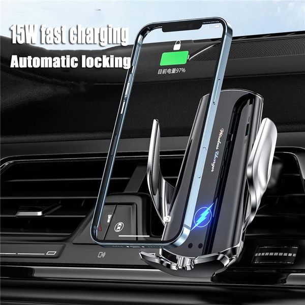 cell phone mounts & holders 15w fast charge wireless car charger infrared sensor automatic clamping for 12 pro max s21 holder
cell phone mounts & holders 15w fast charge wireless car charger infrared sensor automatic clamping for 12 pro max s21 holder