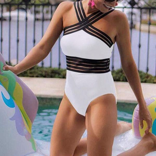 women's swimwear female swimwear, adults v-neck sleeveless bathing suit swimsuits for summer, black/white, s//l/xl, White;black
women's swimwear female swimwear, adults v-neck sleeveless bathing suit swimsuits for summer, black/white, s//l/xl, White;black