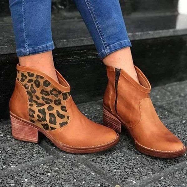 boots women's shoes casual leopard short ankle chunky heels zippers leather high heel boot#1029, Black
boots women's shoes casual leopard short ankle chunky heels zippers leather high heel boot#1029, Black
