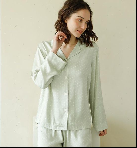 dots printed three colors womens sleepwears long sleeve and trousers pajamas set solid color women spring style pajama sets, Black;red
dots printed three colors womens sleepwears long sleeve and trousers pajamas set solid color women spring style pajama sets, Black;red