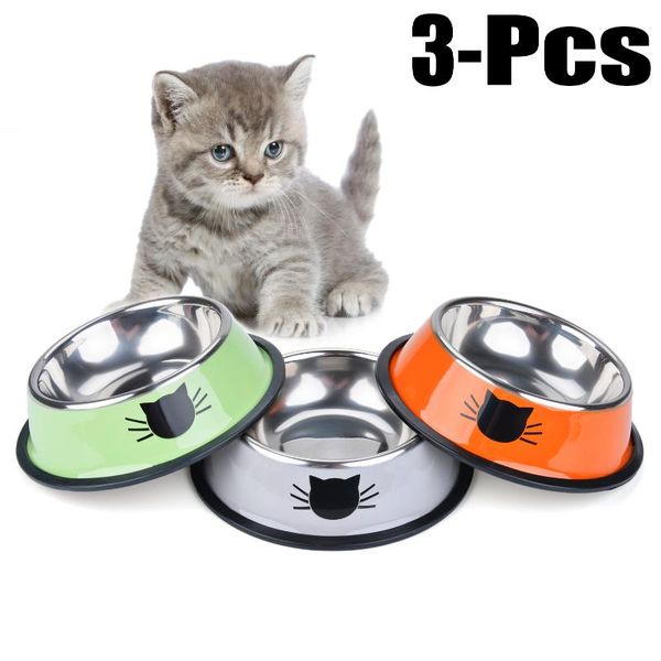 cat bowls & feeders 3pcs/set fashion pet bowl stainless steel non-skid base dog with 2 food scoop accessories supplies
cat bowls & feeders 3pcs/set fashion pet bowl stainless steel non-skid base dog with 2 food scoop accessories supplies