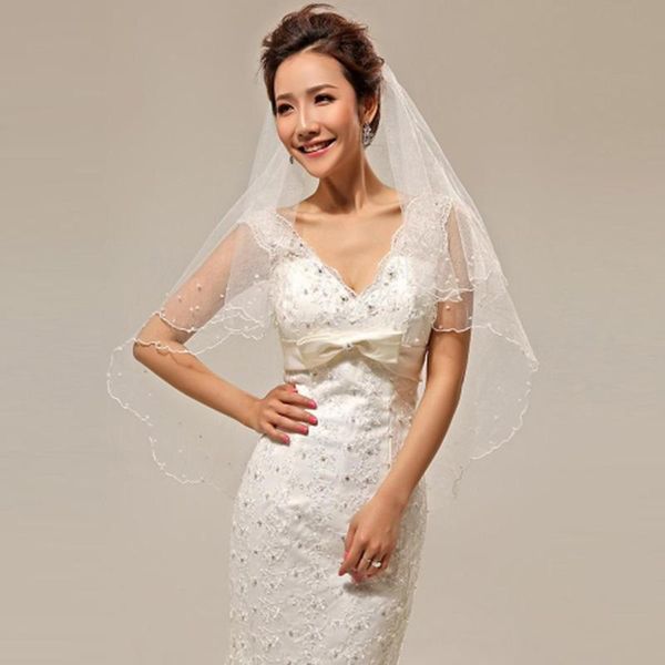 bridal veils lightin the box two-tier pearl trim edge wedding veil elbow 53 53.15 in (135cm) satin tulle, Black
bridal veils lightin the box two-tier pearl trim edge wedding veil elbow 53 53.15 in (135cm) satin tulle, Black