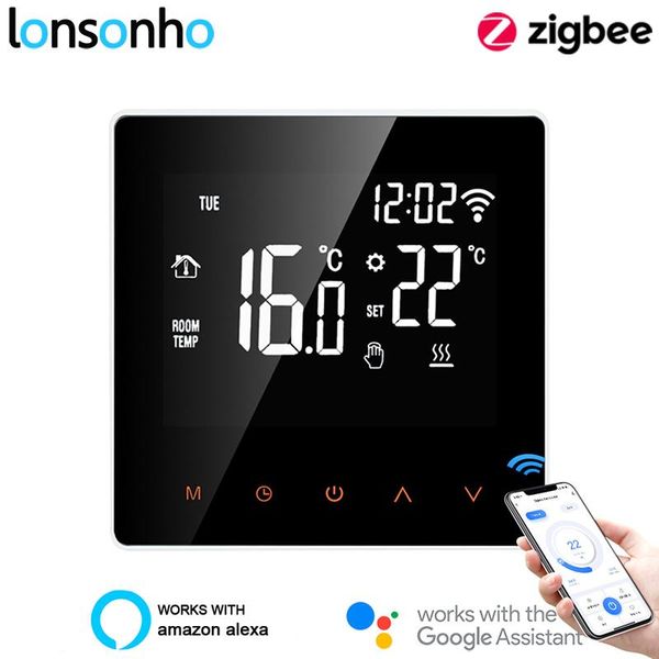 smart home control lonsonho tuya zigbee thermostat termostato 220v life temperature controller works with alexa google
smart home control lonsonho tuya zigbee thermostat termostato 220v life temperature controller works with alexa google