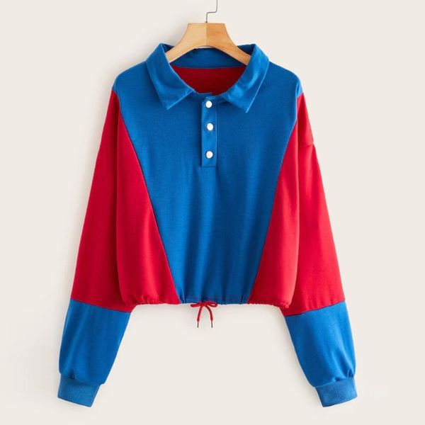 women's hoodies & sweatshirts 2021 women autumn sweatshirt patchwork pullover fashion casual long sleeve color tee, Black
women's hoodies & sweatshirts 2021 women autumn sweatshirt patchwork pullover fashion casual long sleeve color tee, Black