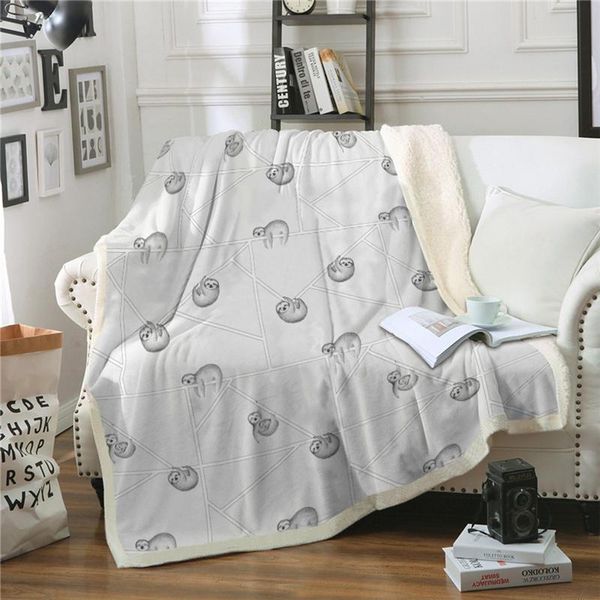 cute cartoon sloth sofa bed throw blanket super soft warm winter gray sherpa fleece bedspread for children kid adults beds cover blankets
cute cartoon sloth sofa bed throw blanket super soft warm winter gray sherpa fleece bedspread for children kid adults beds cover blankets