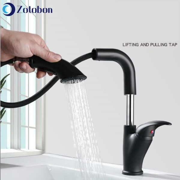 zotobon bathroom basin faucets deck mounted lifting pull out 360degree rotation faucet brass mixer cold and water taps f277
zotobon bathroom basin faucets deck mounted lifting pull out 360degree rotation faucet brass mixer cold and water taps f277