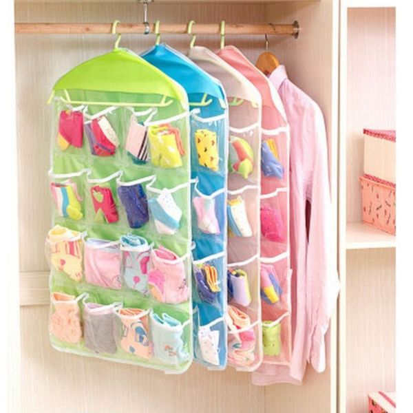 storage bags transparent visual bag 16 grid hanging behind wardrobe door underwear socks wall type
storage bags transparent visual bag 16 grid hanging behind wardrobe door underwear socks wall type