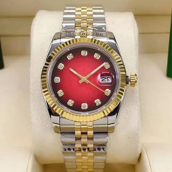 women's watch 36mm automatic mechanical watches stainless steel folding buckle wristwatch ladies waterproof business wristwatches, Slivery;brown
women's watch 36mm automatic mechanical watches stainless steel folding buckle wristwatch ladies waterproof business wristwatches, Slivery;brown