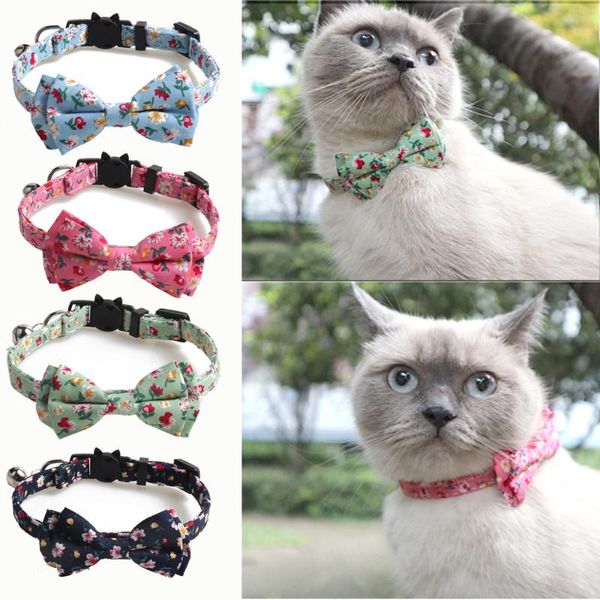 cat collars & leads printing flower collar for cats with bow tie bell dla kota safety kitty katten supplies accessories
cat collars & leads printing flower collar for cats with bow tie bell dla kota safety kitty katten supplies accessories