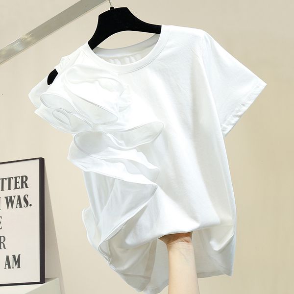 t shirt stereo flounced short sleeve t-shirt women's fashion crew neck pullover tee girls tshirt ladies ropa mujer, White
t shirt stereo flounced short sleeve t-shirt women's fashion crew neck pullover tee girls tshirt ladies ropa mujer, White