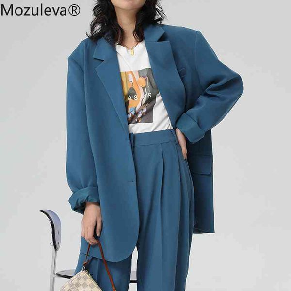 chic loose light blue women blazer autumn single buttons female suit jacket full sleeve outwear femme 210427, White;black
chic loose light blue women blazer autumn single buttons female suit jacket full sleeve outwear femme 210427, White;black