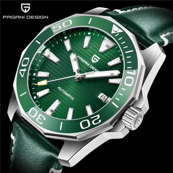wristwatches pagani design men's mechanical watch sapphire glass stainless steel automatic sports and leisure 100m waterproof clock, Slivery;brown
wristwatches pagani design men's mechanical watch sapphire glass stainless steel automatic sports and leisure 100m waterproof clock, Slivery;brown